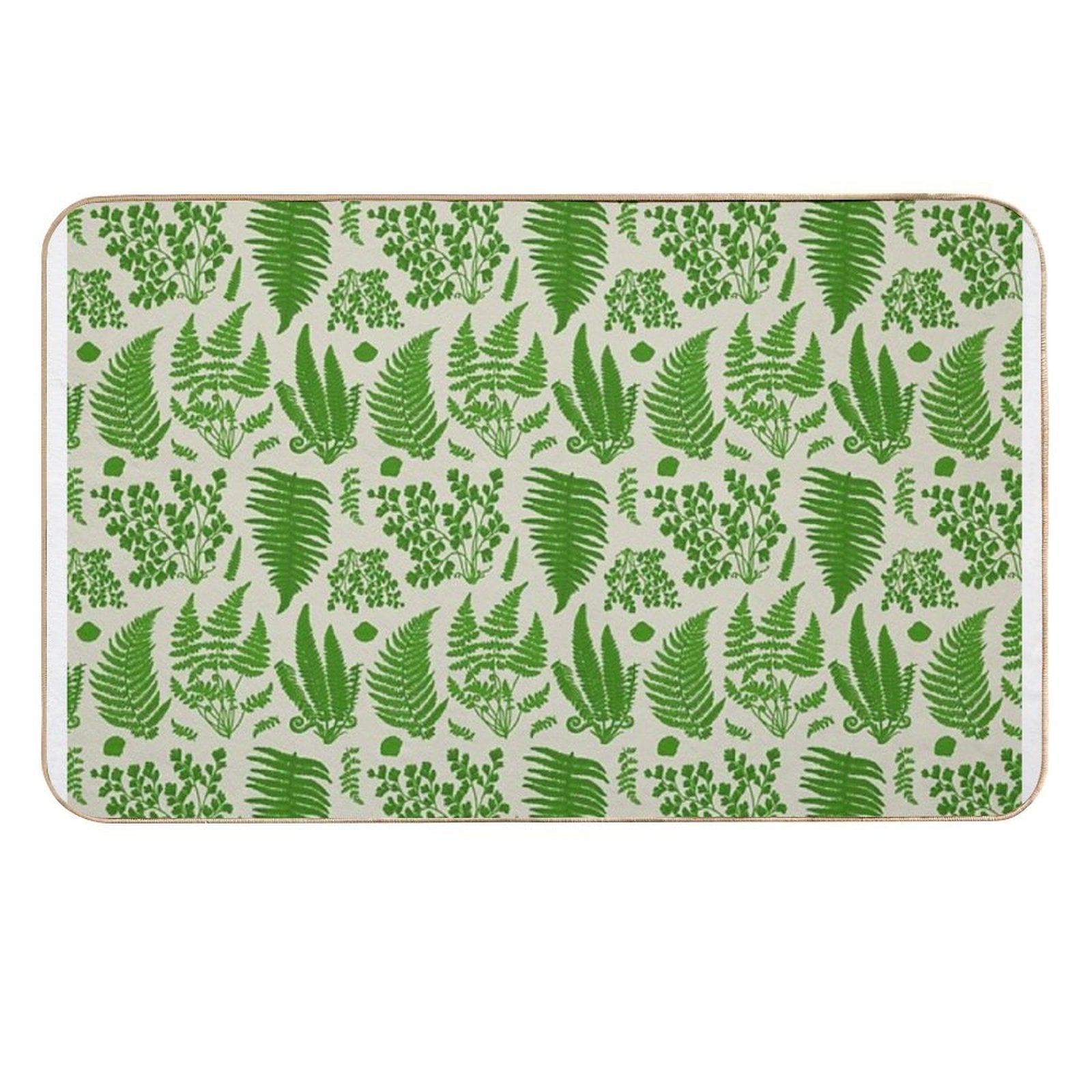 Vintage Fern Botanical  Long-Lasting Bath Mat