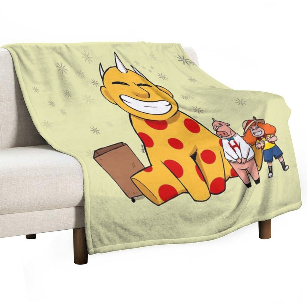 Maggie And The Ferocious Beast! Compact Throw Blanket