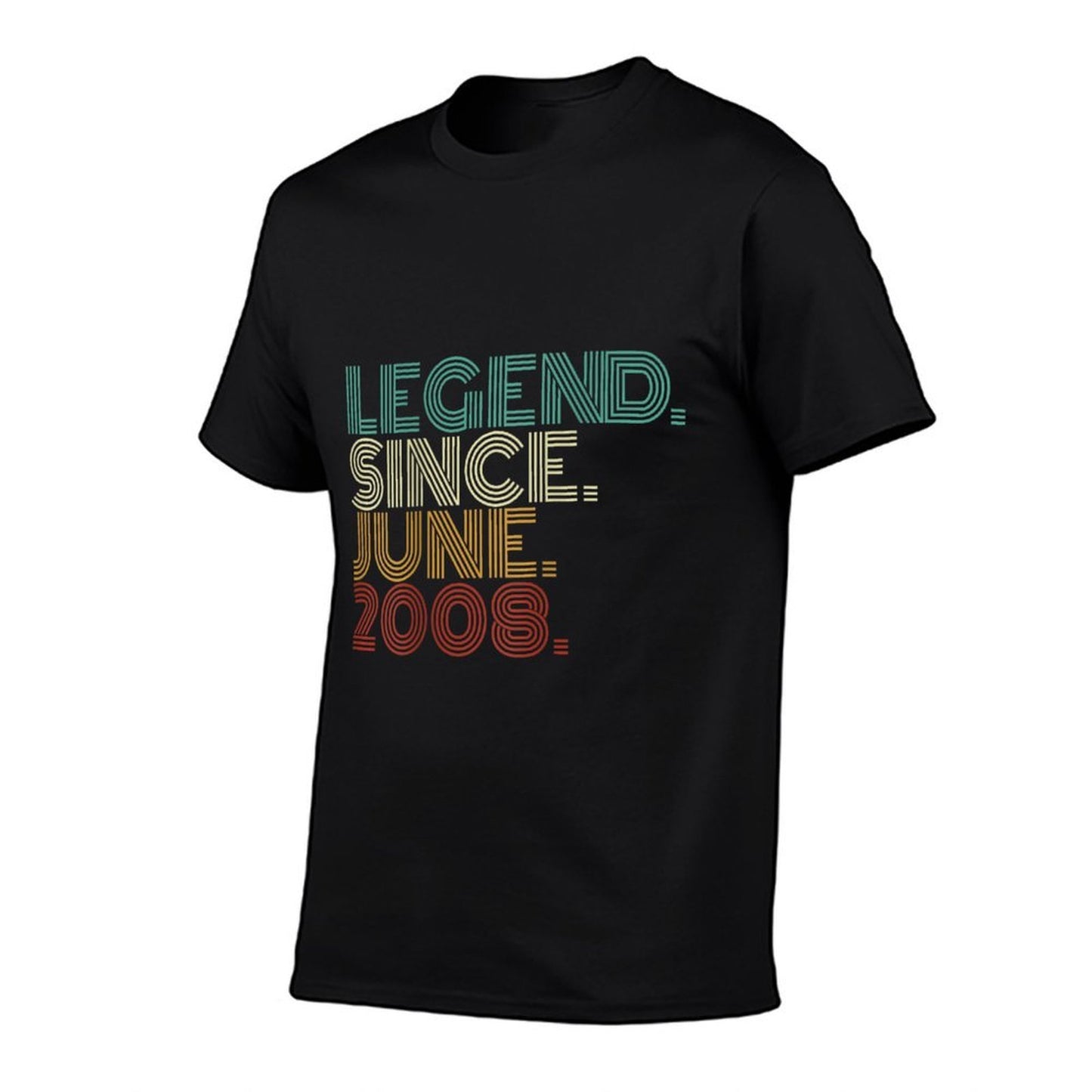 17 Years Old Legend Since June 2008 17th Birthday  Versatile T-Shirt
