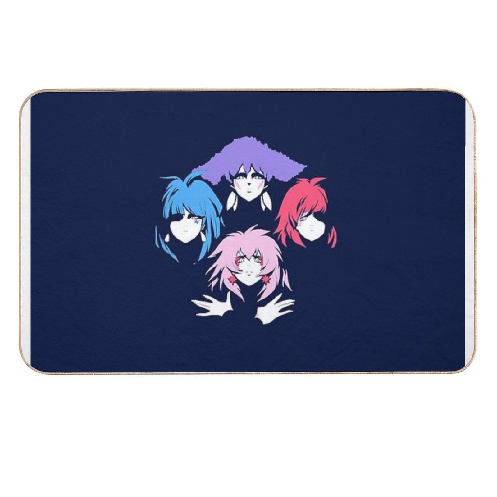 Bohemian Holograms  Non-Slip Bath Mat