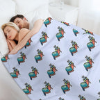 Mantis Shrimp Wrinkle-free Throw Blanket