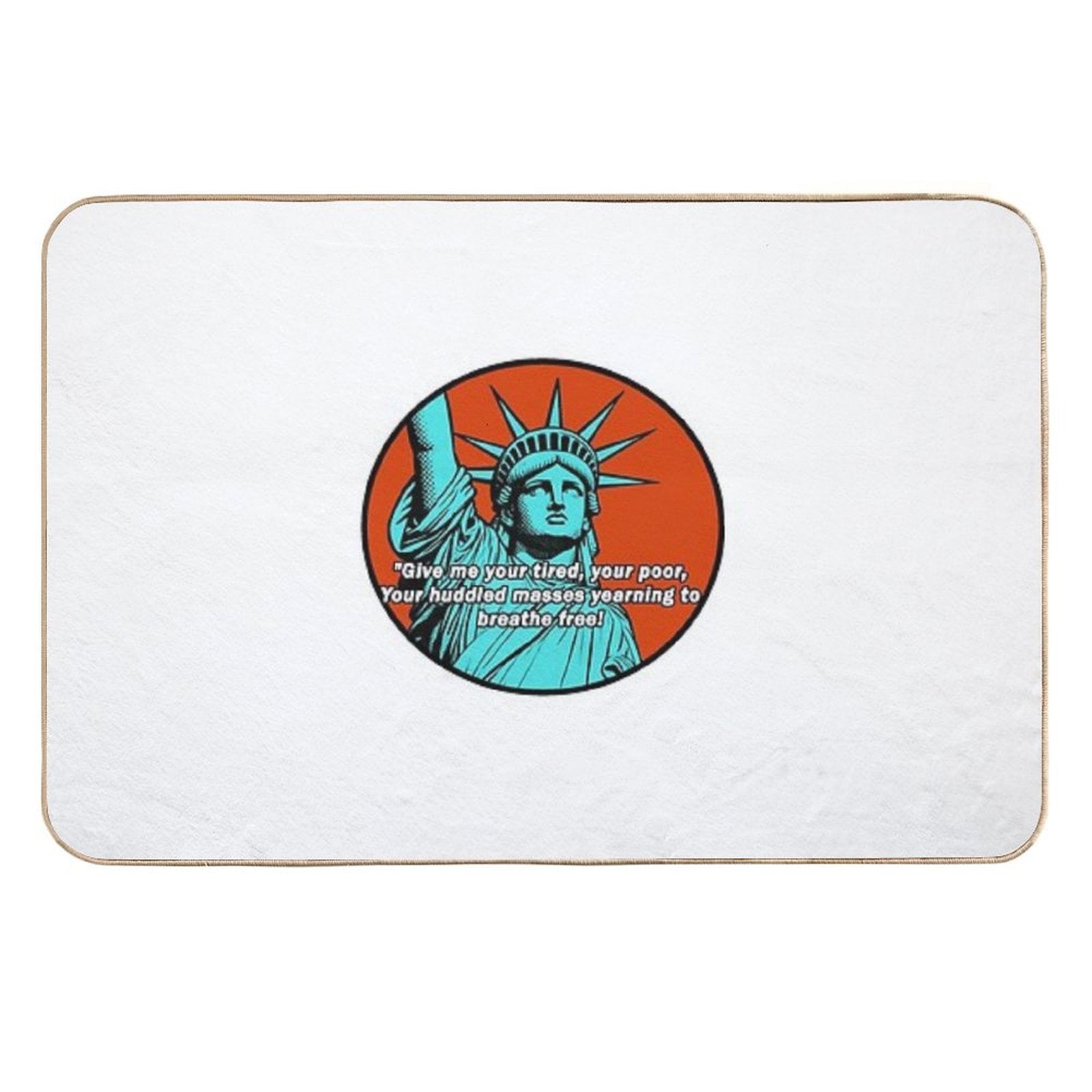 Lady Liberty  Anti-Trip Bath Mat