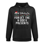 Most Likely To Christmas Matching Family Pajamas Funny Shrink-Resistant Hoodie