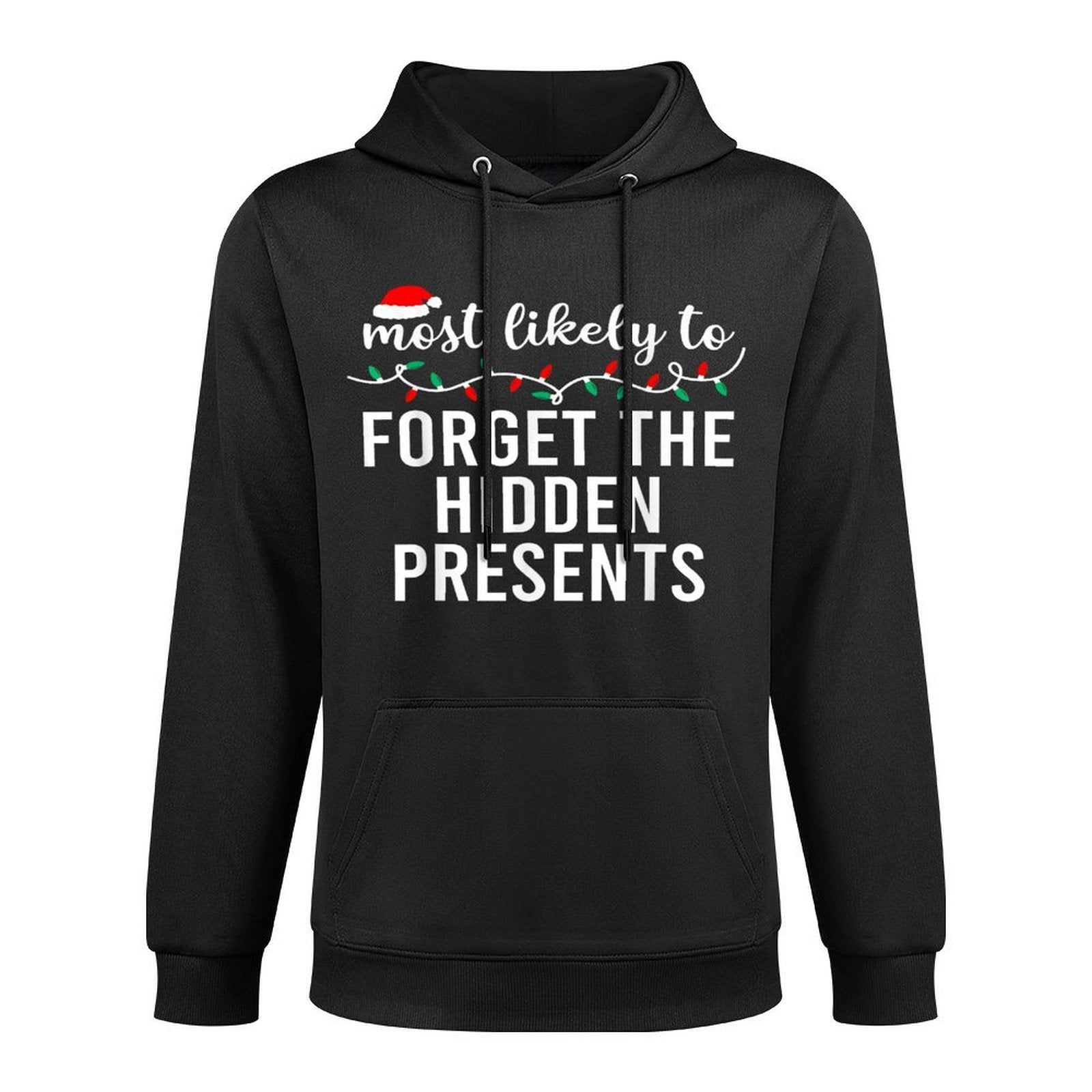Most Likely To Christmas Matching Family Pajamas Funny Shrink-Resistant Hoodie