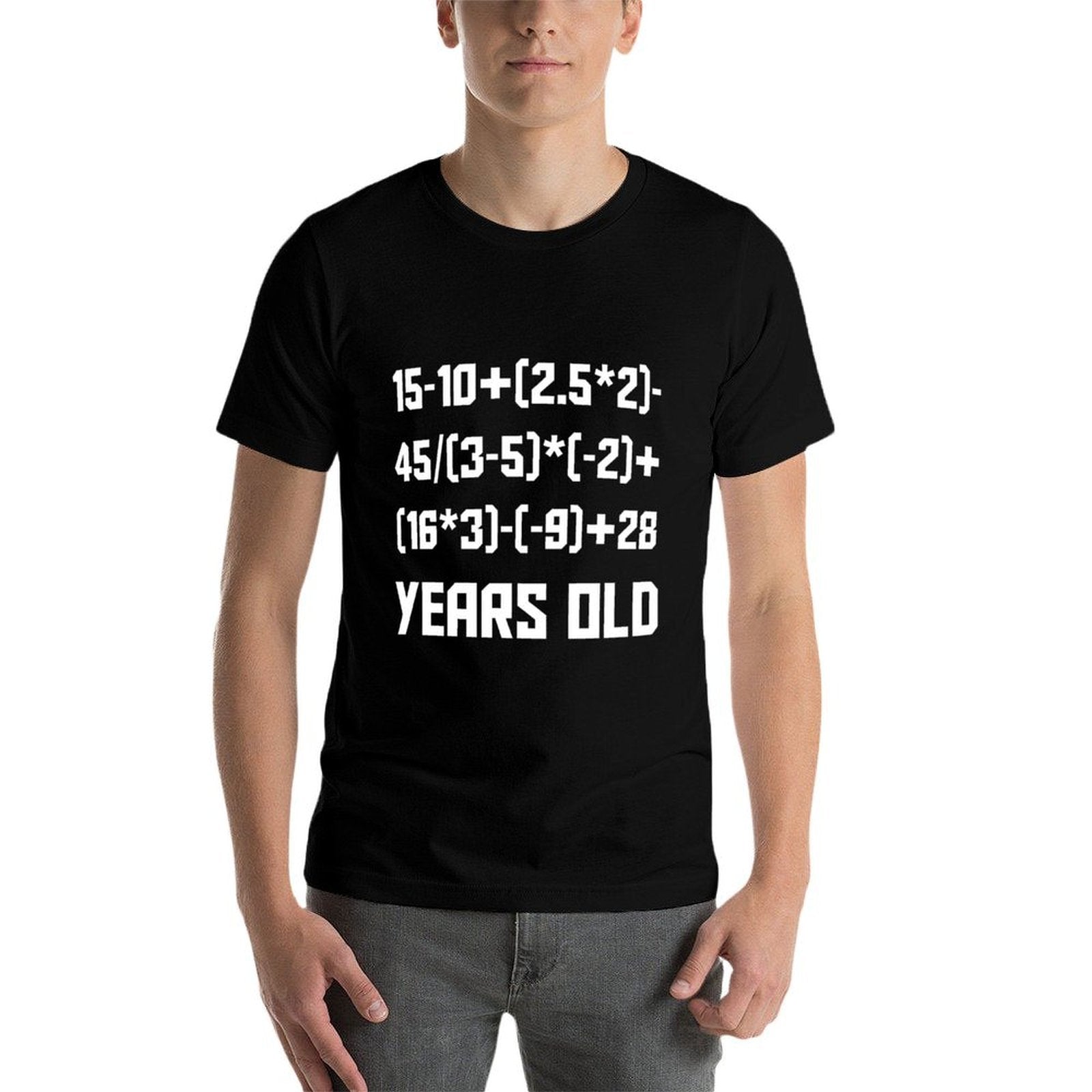 50 Years Old Math Equation 50th Birthday Funny  Classic T-Shirt