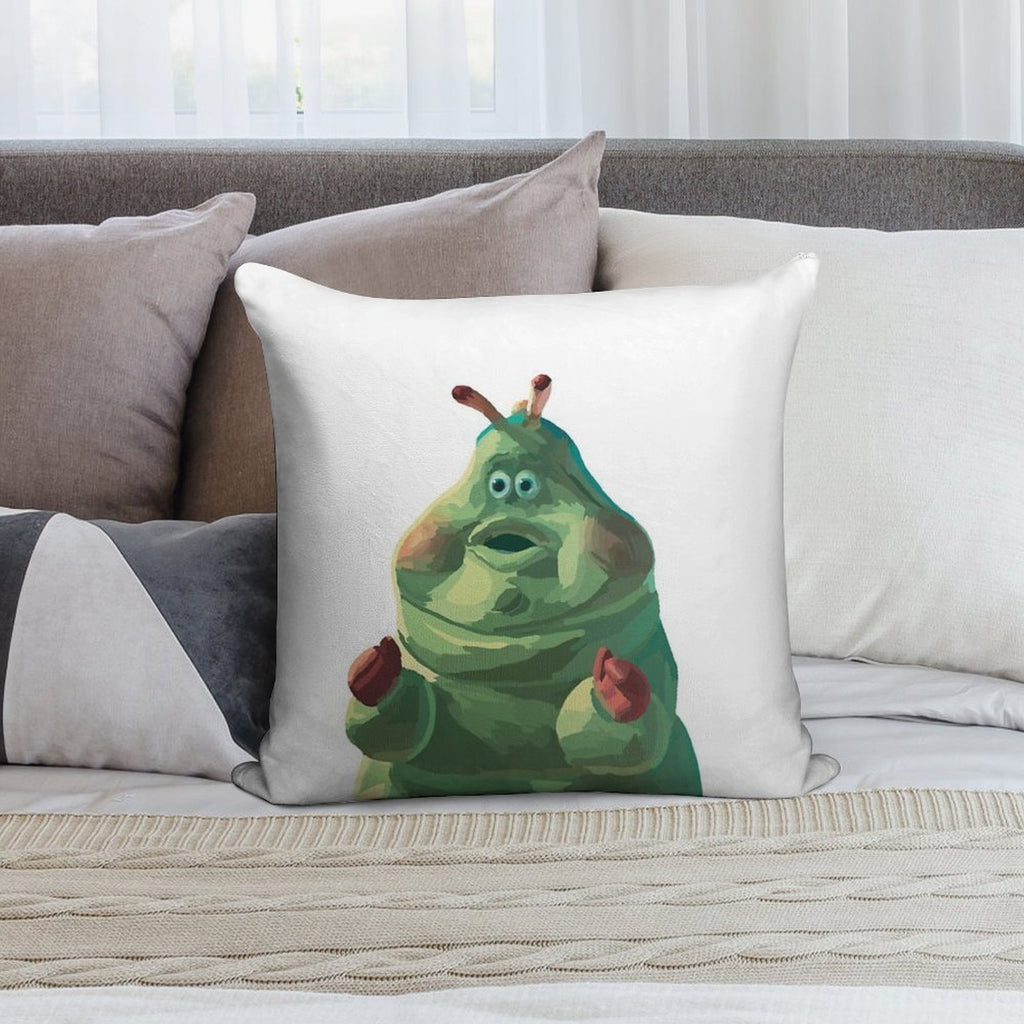 Bugs Life Caterpillar Heimlich Soft Short Plush Fabric Throw Pillow