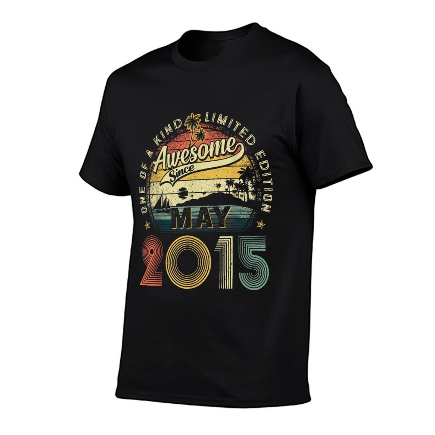 10 Years Old Vintage Made In May 2015 10th Birthday Boy Girl  Easy-care T-Shirt