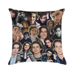 Timothée Chalamet Collage 2.0 Soft Short Plush Fabric Throw Pillow