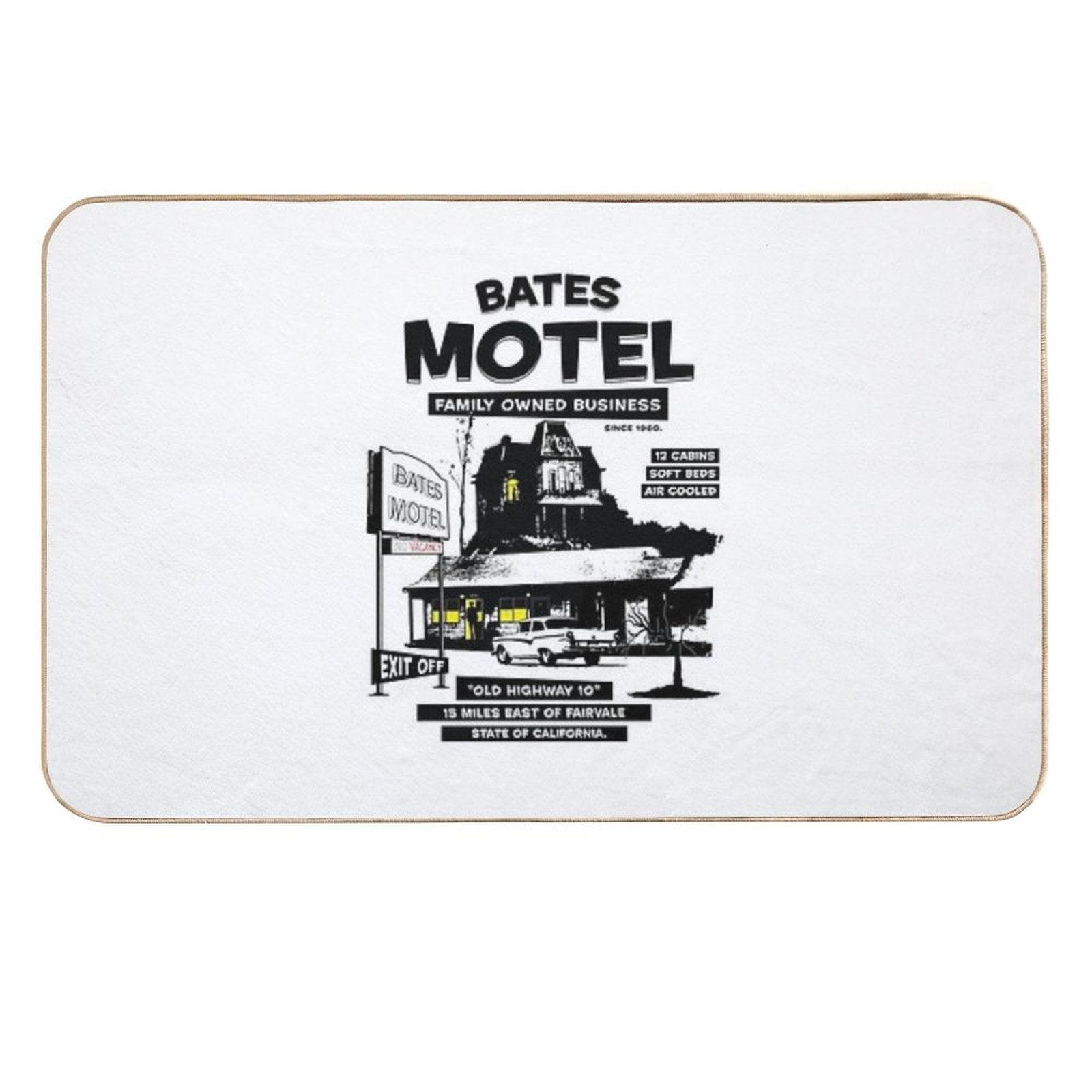 Bates Motel Business As Usual  Eco-Friendly Bath Mat
