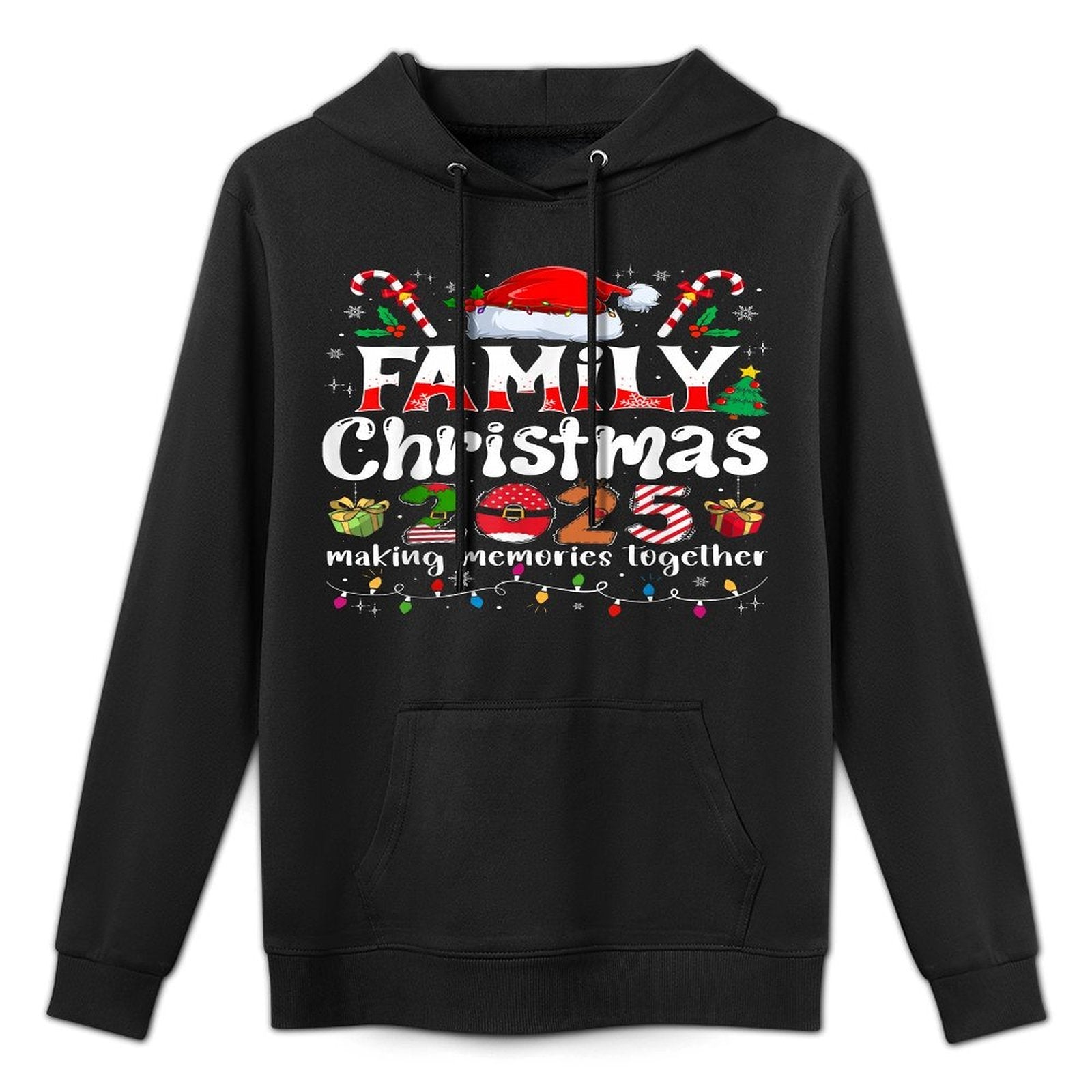 Family Christmas 2025 Matching Outfit Xmas Squad Santa Unisex Design Hoodie