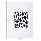 Cow Print Eco-conscious Throw Blanket