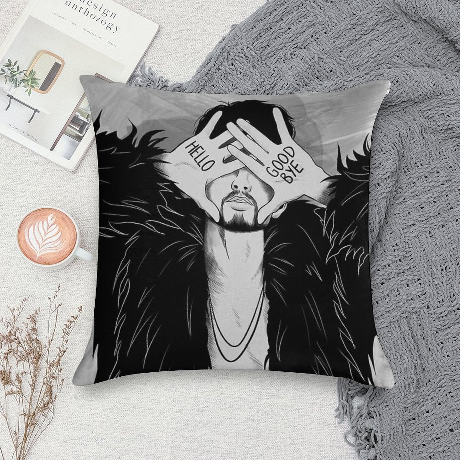 Number 4  Version 1 Soft Washable Throw Pillow