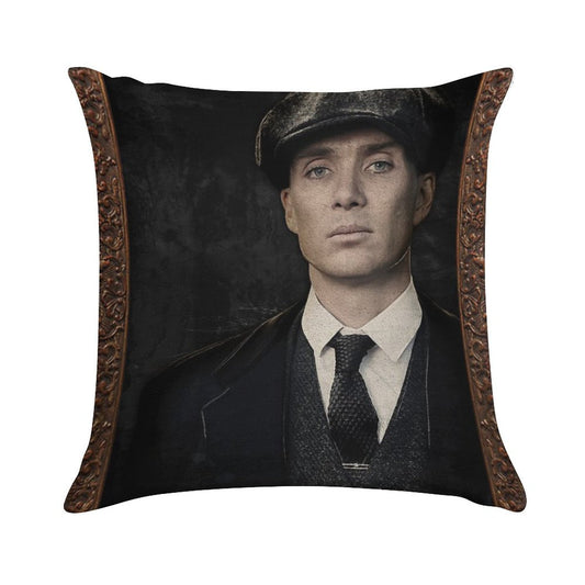 Thomas “Tommy” Shelby - Frame Soft Bedroom Essential Throw Pillow