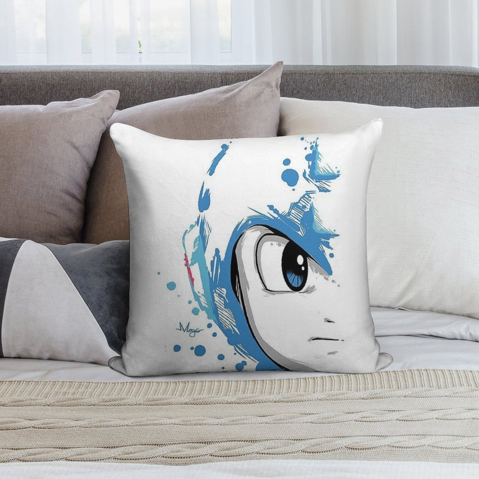 Megaman Capcom Soft Home Decor Throw Pillow