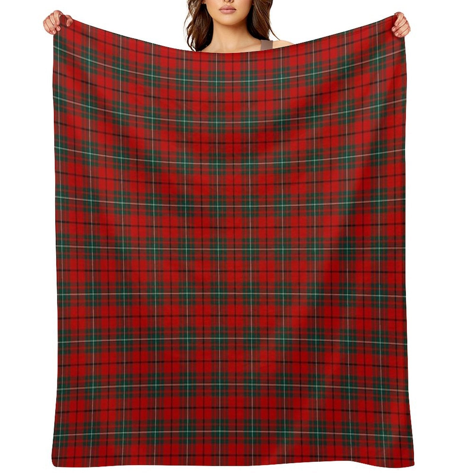 Clan MacAulay Tartan Compact Throw Blanket