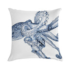 Blue Octopus Soft Gift Ready Throw Pillow