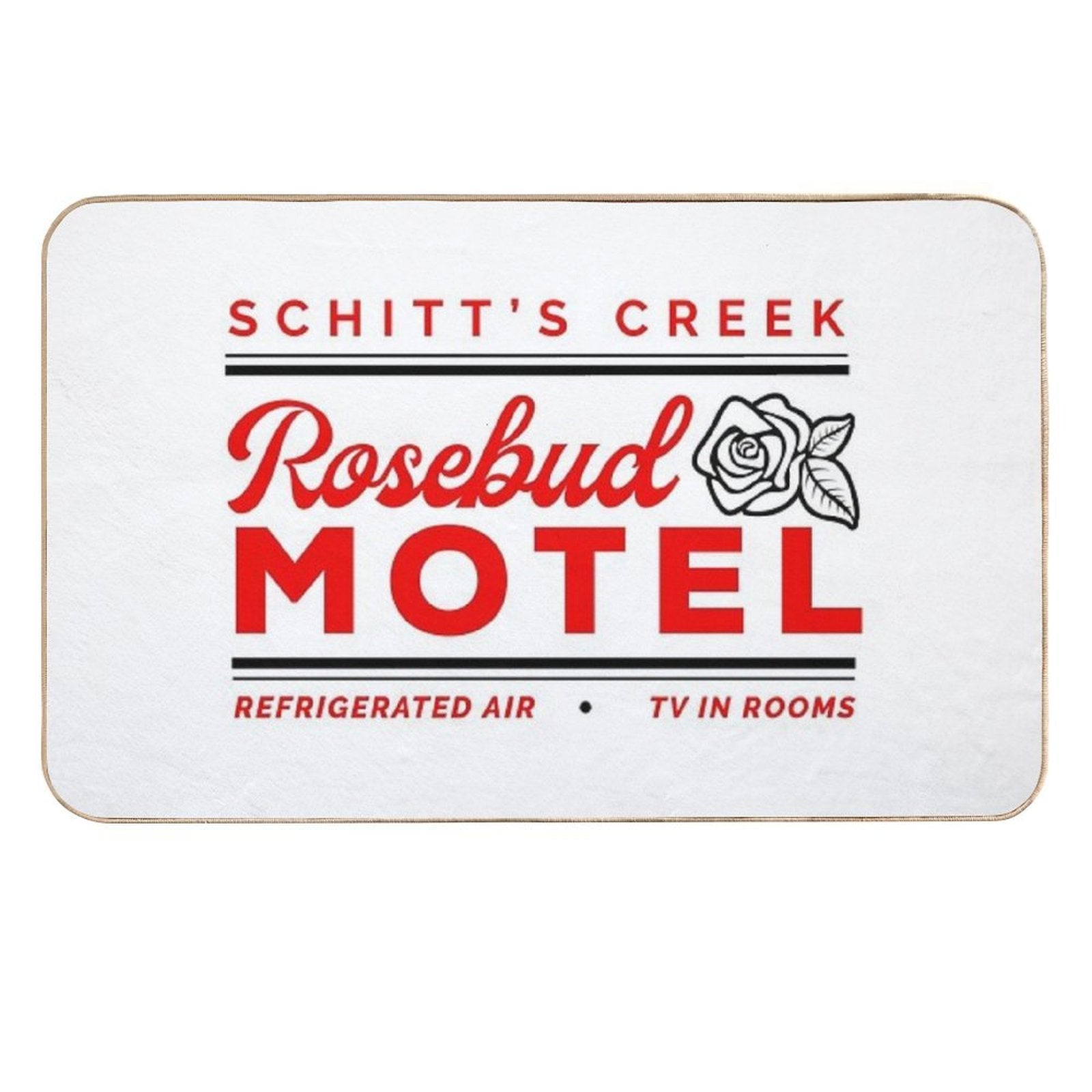 Rosebud Motel  Slip-Resistant Bath Mat