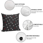 Dungeons And Dragons Dice Set D20 Pattern Soft Warmth Comfort Throw Pillow