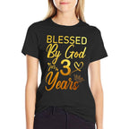 Blessed by God for 30 Years 30th Birthday Faith  Breathable T-Shirt