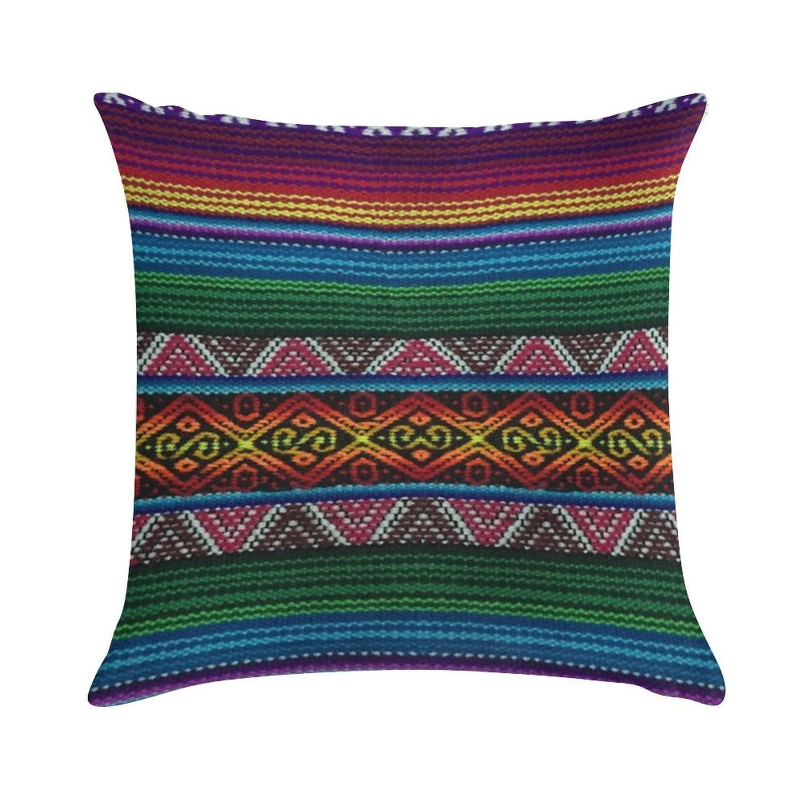 Peruvian Textile Pattern Soft Gift Ready Throw Pillow