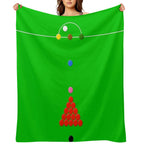 Snooker Table Graphic Print Durable Throw Blanket