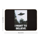 I Want to Believe  Toxin-Free Bath Mat