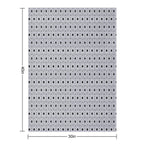 Gray And Black Pattern Shrink-resistant Throw Blanket