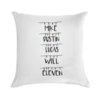 Stranger Things Soft Hidden Zipper Throw Pillow