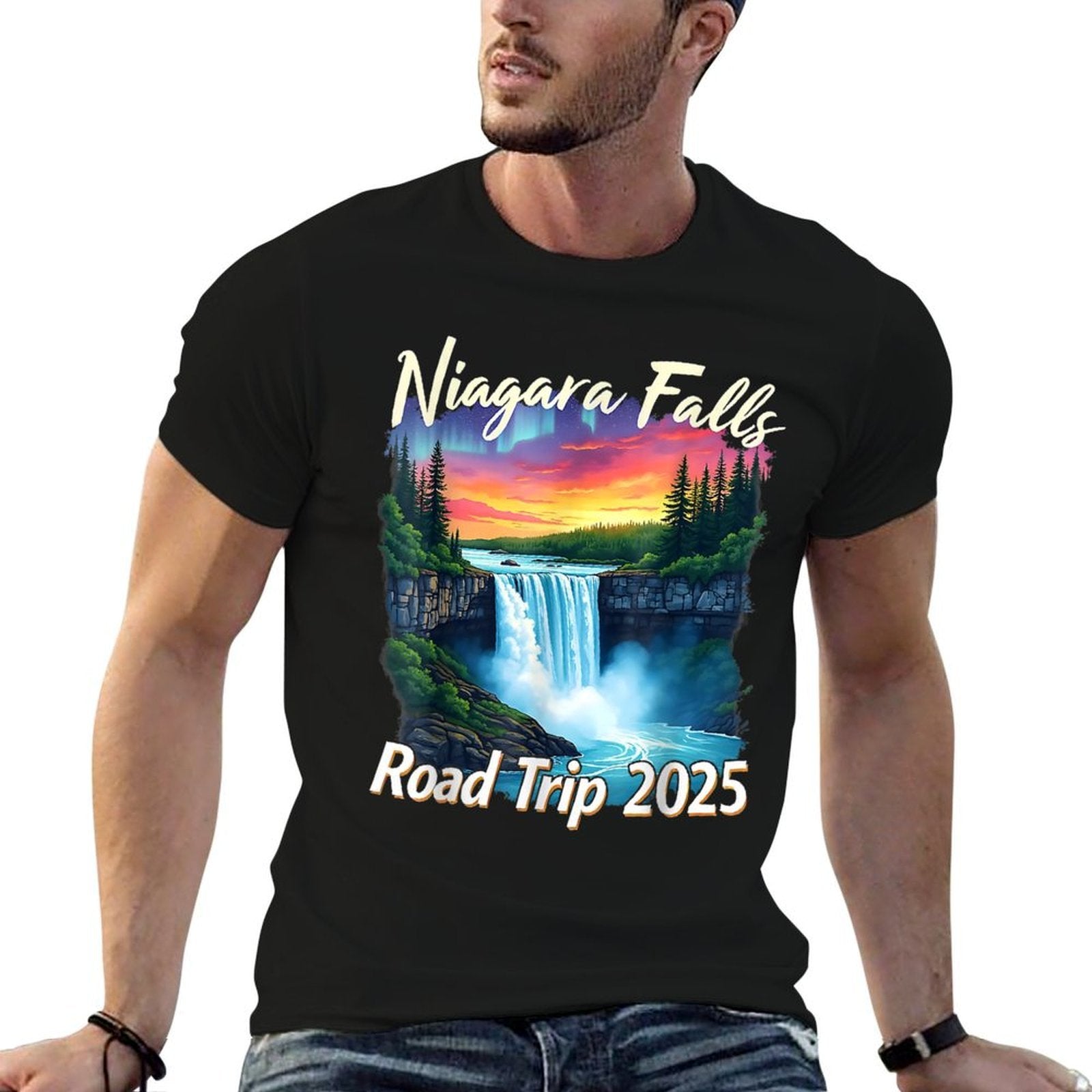 Niagara Falls Road Trip Family Vacation Trip Men Woman T  Graphic-printed T-Shirt