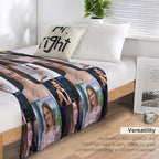 Natalie Portman Signed Velvety-soft Throw Blanket