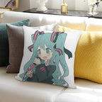 Hatsune Miku Soft Washable Throw Pillow