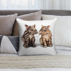 BABY TAPIRS Soft Home Decor Throw Pillow