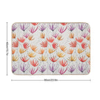 Wave of Flowers  Repositionable Bath Mat
