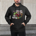 Marvel Deadpool Christmas Jingle All The Way Portrait Sweatshirt Cotton-Polyester Blend Hoodie
