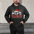 Mimi Claus Christmas Lights Pajama Family Matching Adjustable Hood Hoodie