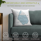 Ego, Superego, Id, Mental Health Therapy Art, Psychotherapy, Psychoanalysis, Therapist Gifts, Counselor Office, Inner Self, Cons Soft Short Plush Fabric Throw Pillow