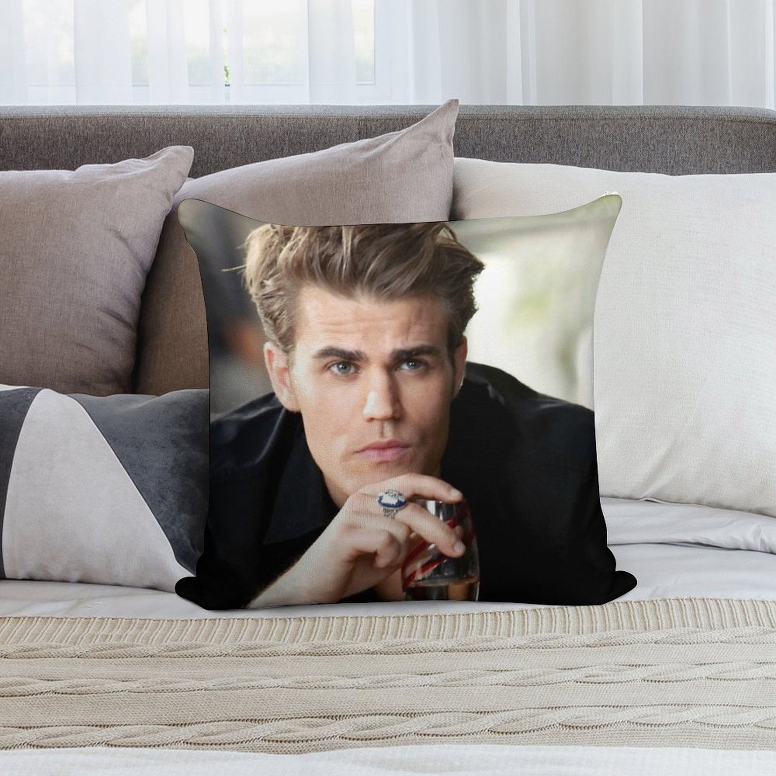 Stefan Soft Decorative Cover Throw Pillow