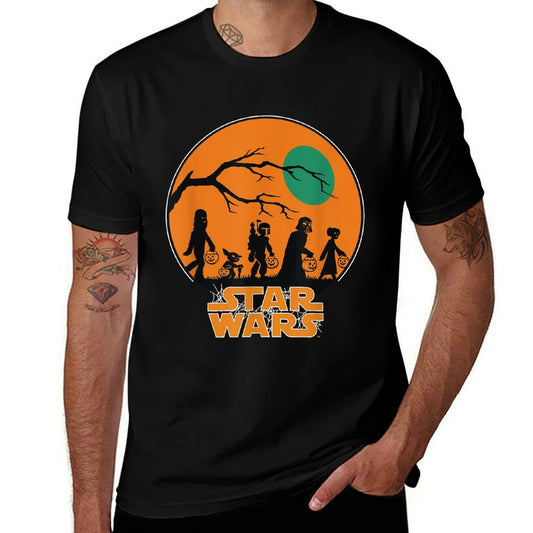 Star Wars Characters Trick Or Treat Halloween  Cotton T-Shirt