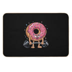 Fitness Workout Gym Donut Lover  Odorless Bath Mat