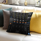 DJ Mixer NXS2 Soft Reinforced Edging Throw Pillow