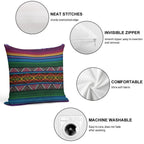 Peruvian Textile Pattern Soft Gift Ready Throw Pillow