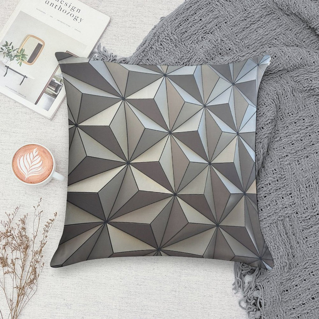 Spaceship Earth Up Close Soft Ultra-Soft Texture Throw Pillow