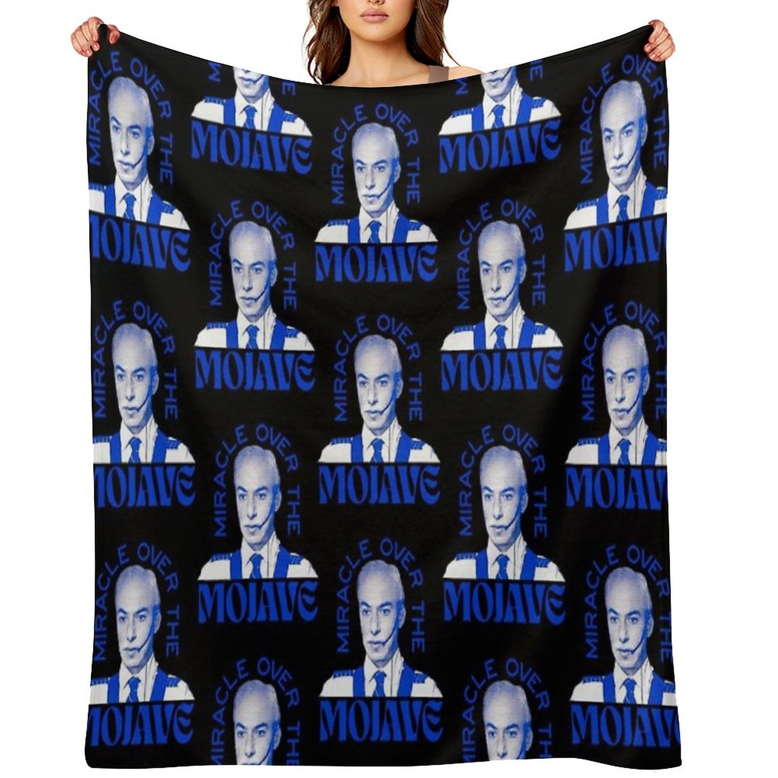 Miracle over The Mojave Nathan Sustainable Throw Blanket