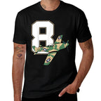 8th Birthday Military Plane Aircraft Fighter 8 Year Old Boys Comfortable T-Shirt
