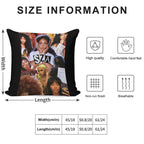 Collage of SZA Soft Decorative Cover Throw Pillow