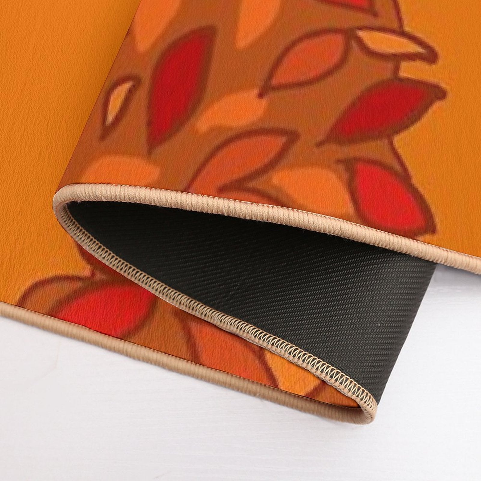 It's Okay to Like Silly Things Fall Leaves Puppy  Stain-Proof Bath Mat