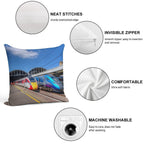 Newcastle Rail Future Soft High-Density Material Throw Pillow