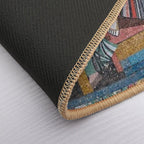 Soviet Mosaic from Cahul, Moldova #4  Stain-Proof Bath Mat