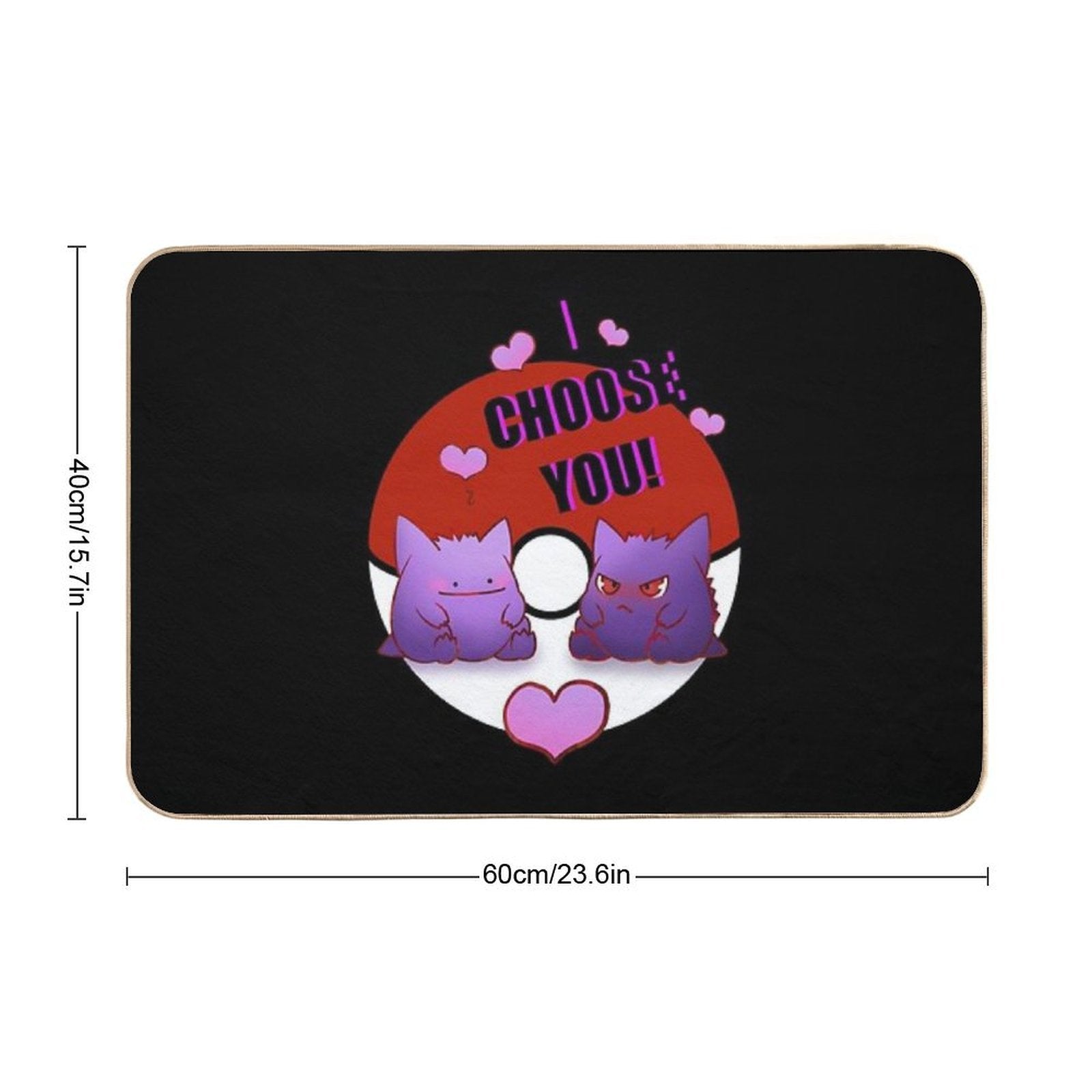 Ditto Valentines Love  Pet-Safe Bath Mat