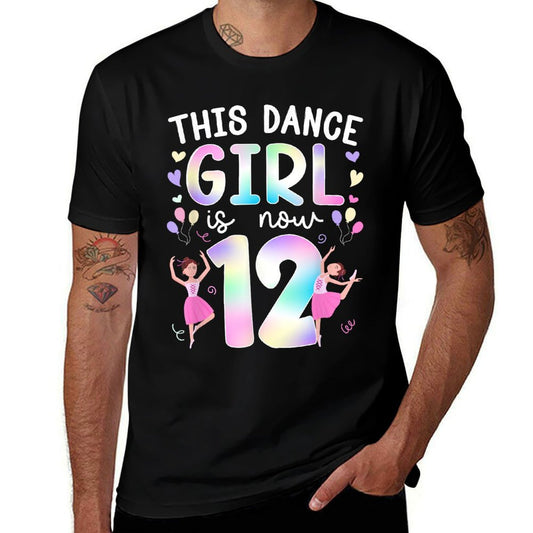 12th Birthday Dance Girl Twelve Year Old Dancer Birthday  Affordable Price T-Shirt